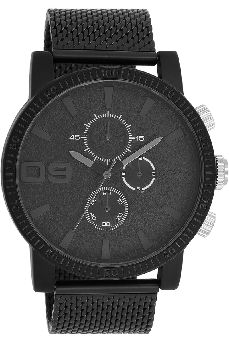 OOZOO Timepieces Black Bracelet 48mm C11214