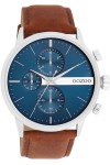 OOZOO Timepieces Brown Leather Strap 45mm C11221