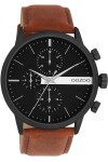 OOZOO Timepieces Brown Leather Strap 45mm C11223