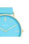 OOZOO Vintage Blue Leather Strap 40mm C20323