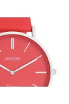 OOZOO Vintage Red Leather Strap 40mm C20324