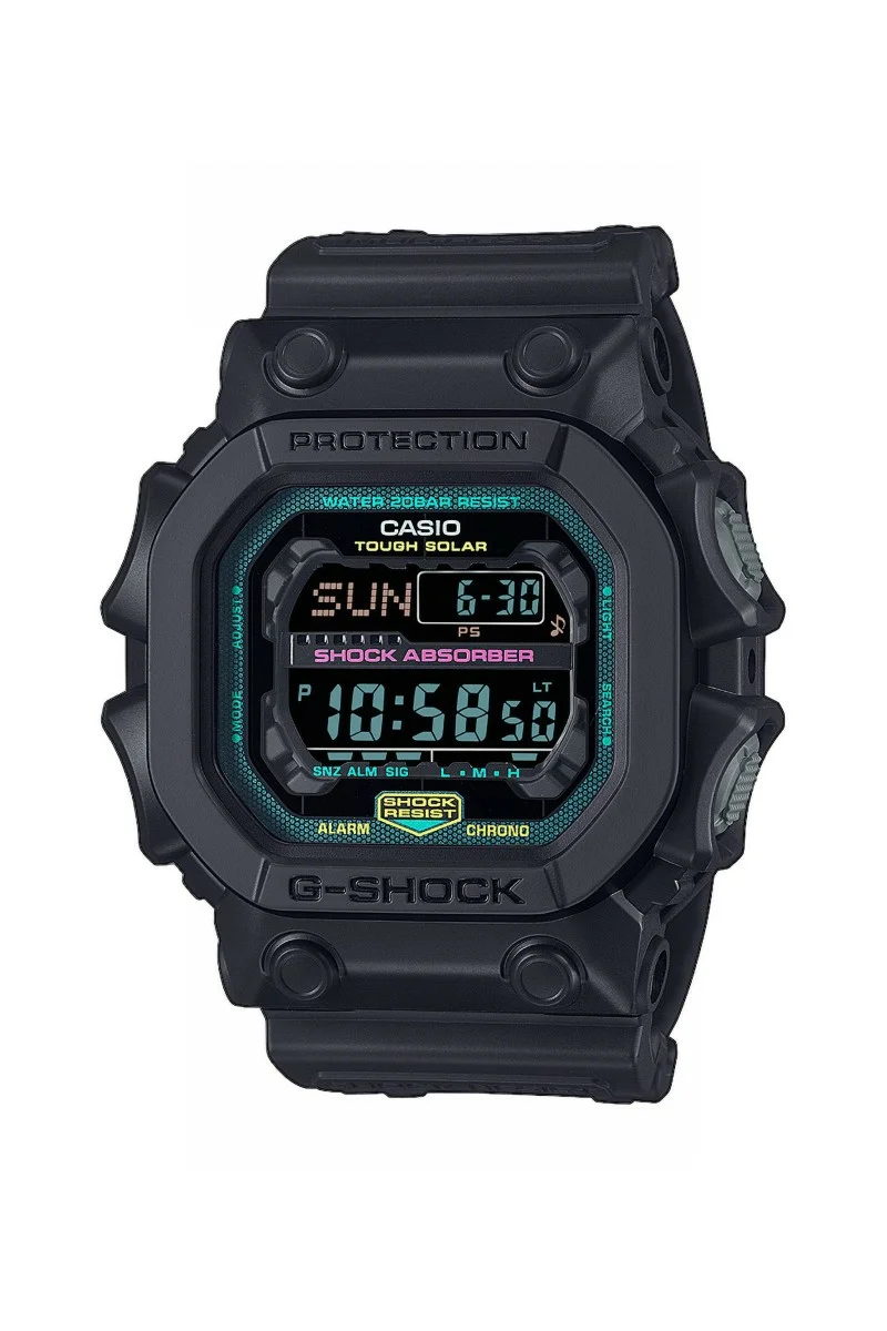 Casio Gshock Digital Black Rubber Strap Solar GX-56MF-1ER