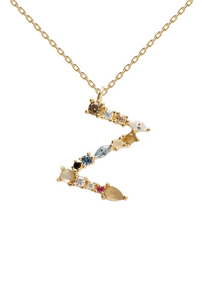 Κολιέ PD PAOLA Ασήμι Letter T & Z