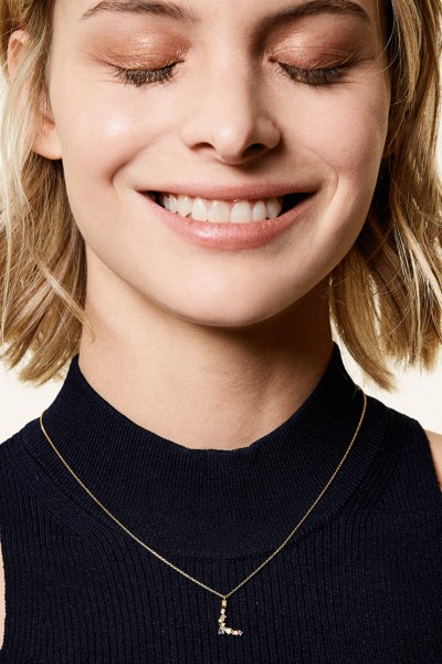 Κολιέ PD PAOLA Ασήμι Letter T & Z