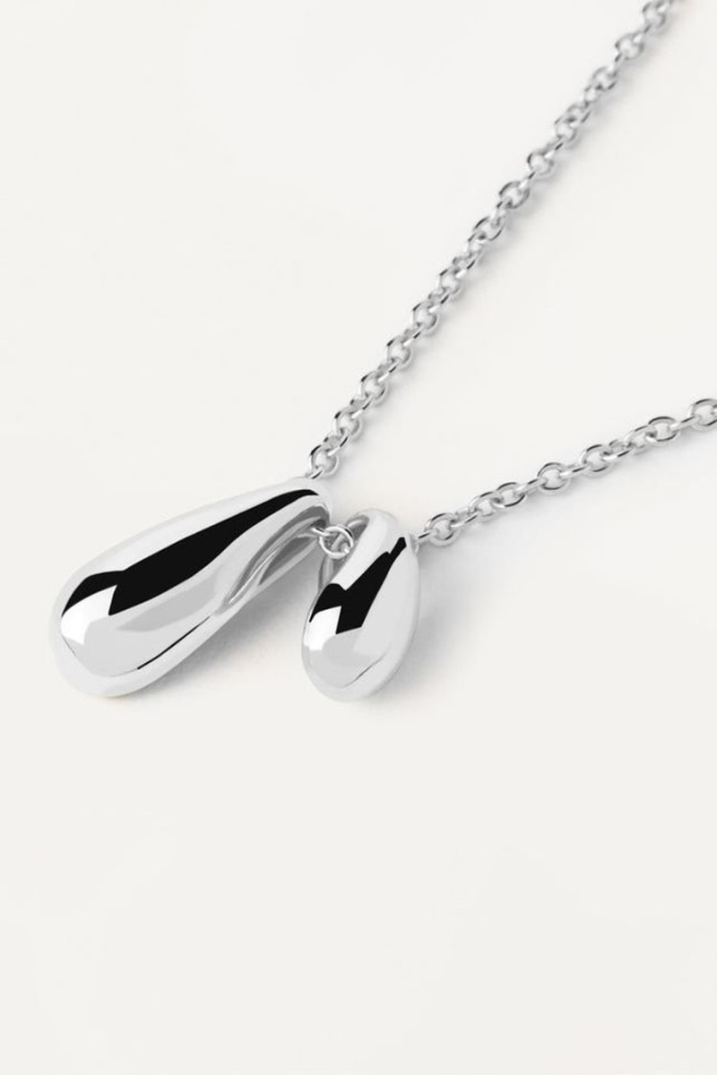 Κολιέ PD PAOLA Ασήμι Sugar Silver