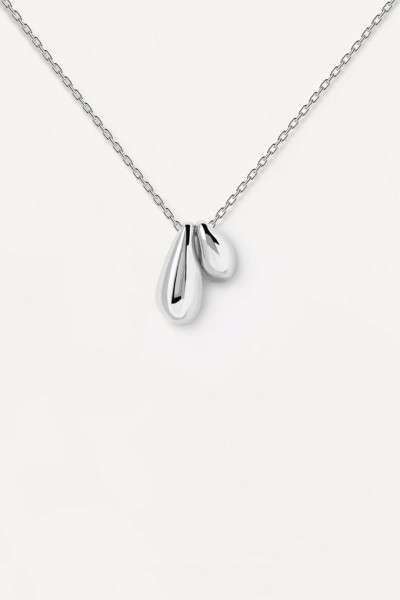 Κολιέ PD PAOLA Ασήμι Sugar Silver