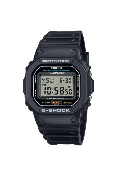 Casio Gshock Black Rubber Strap DW-5600UE-1ER