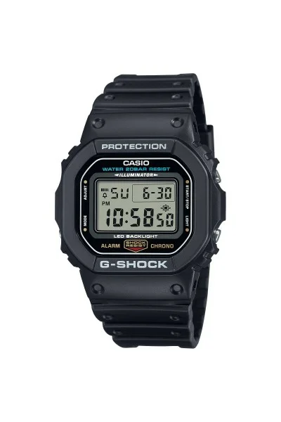 Casio Gshock Black Rubber Strap DW-5600UE-1ER
