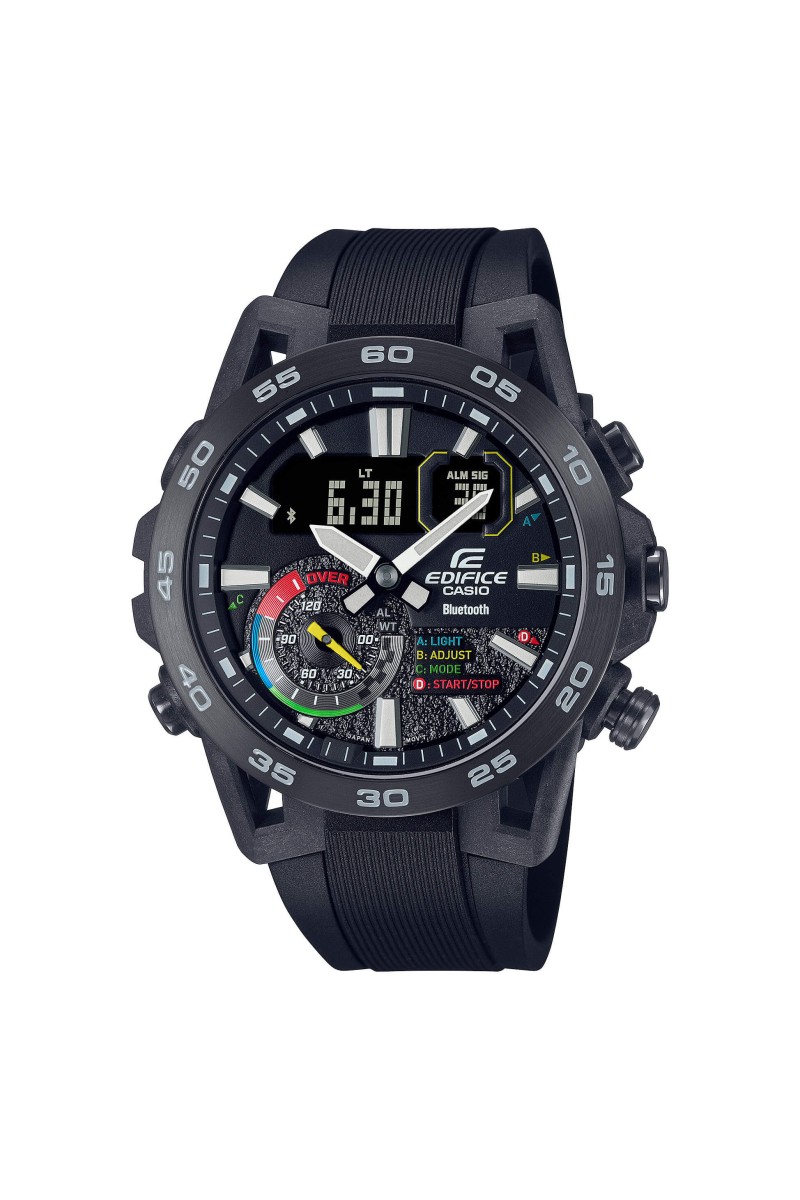 Casio Edifice Black Rubber Strap ECB-40MP-1AEF