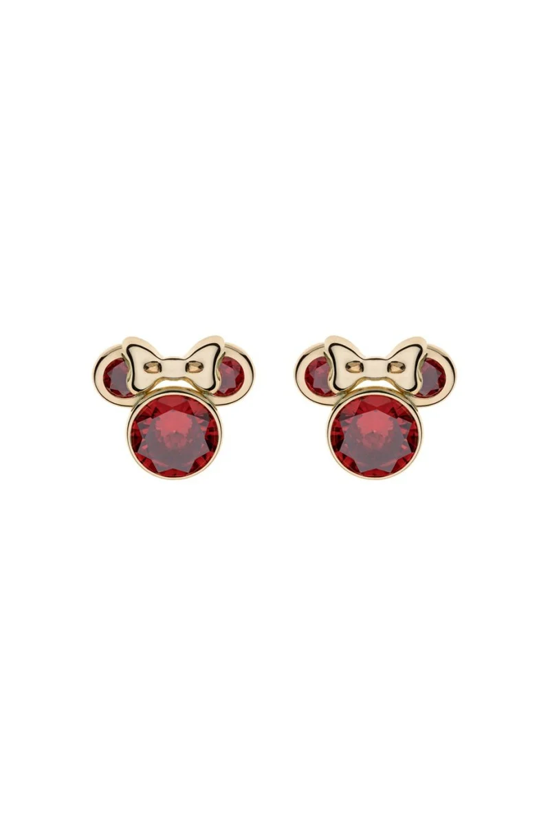Σκουλαρίκια Minnie Mouse DISNEY Χρυσό 9Κ