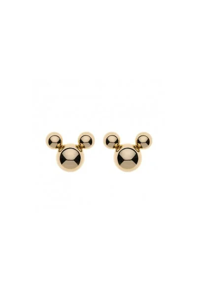 Σκουλαρίκια Mickey Mouse DISNEY Χρυσό 9Κ