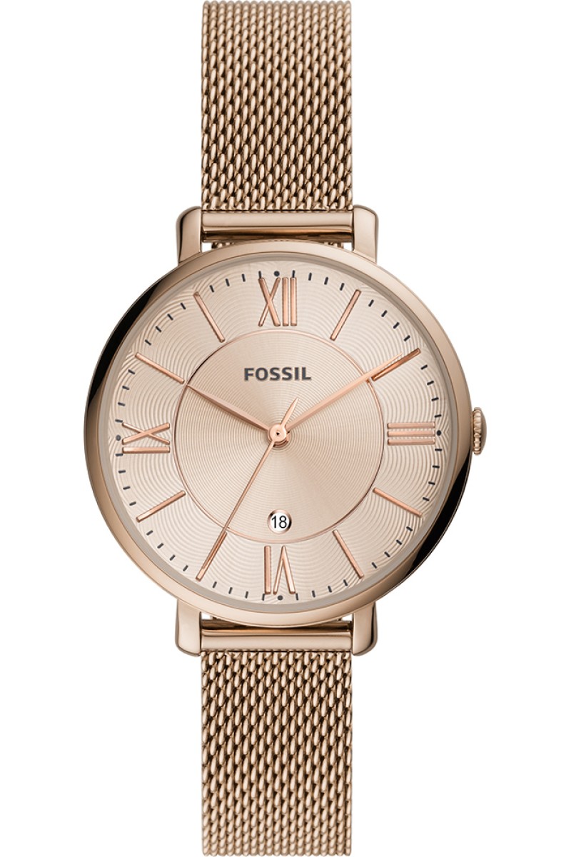 FOSSIL Jacqueline Rose Gold Stainless Steel Bracelet ES5120