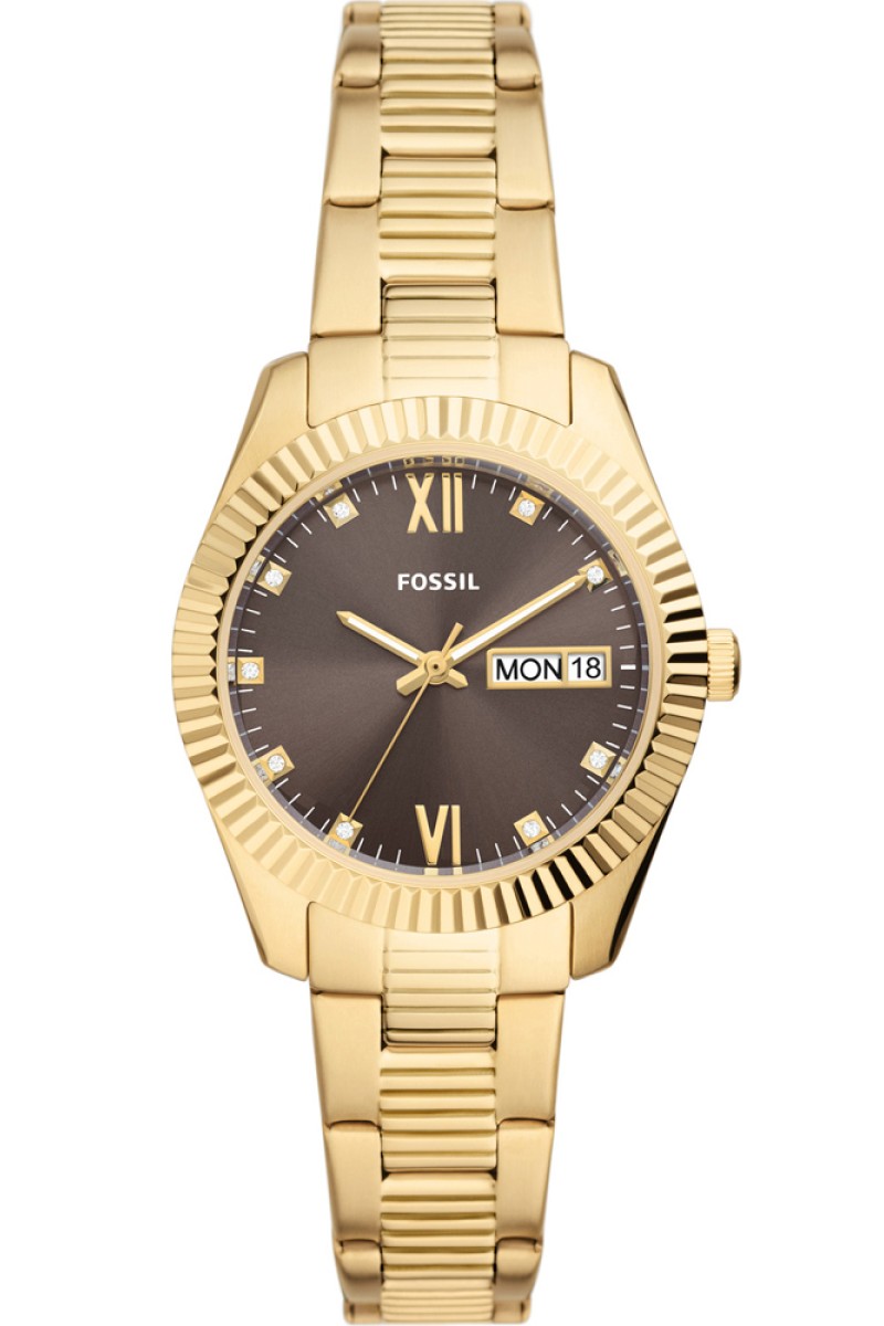 FOSSIL Scarlette Gold Stainless Steel Bracelet ES5206