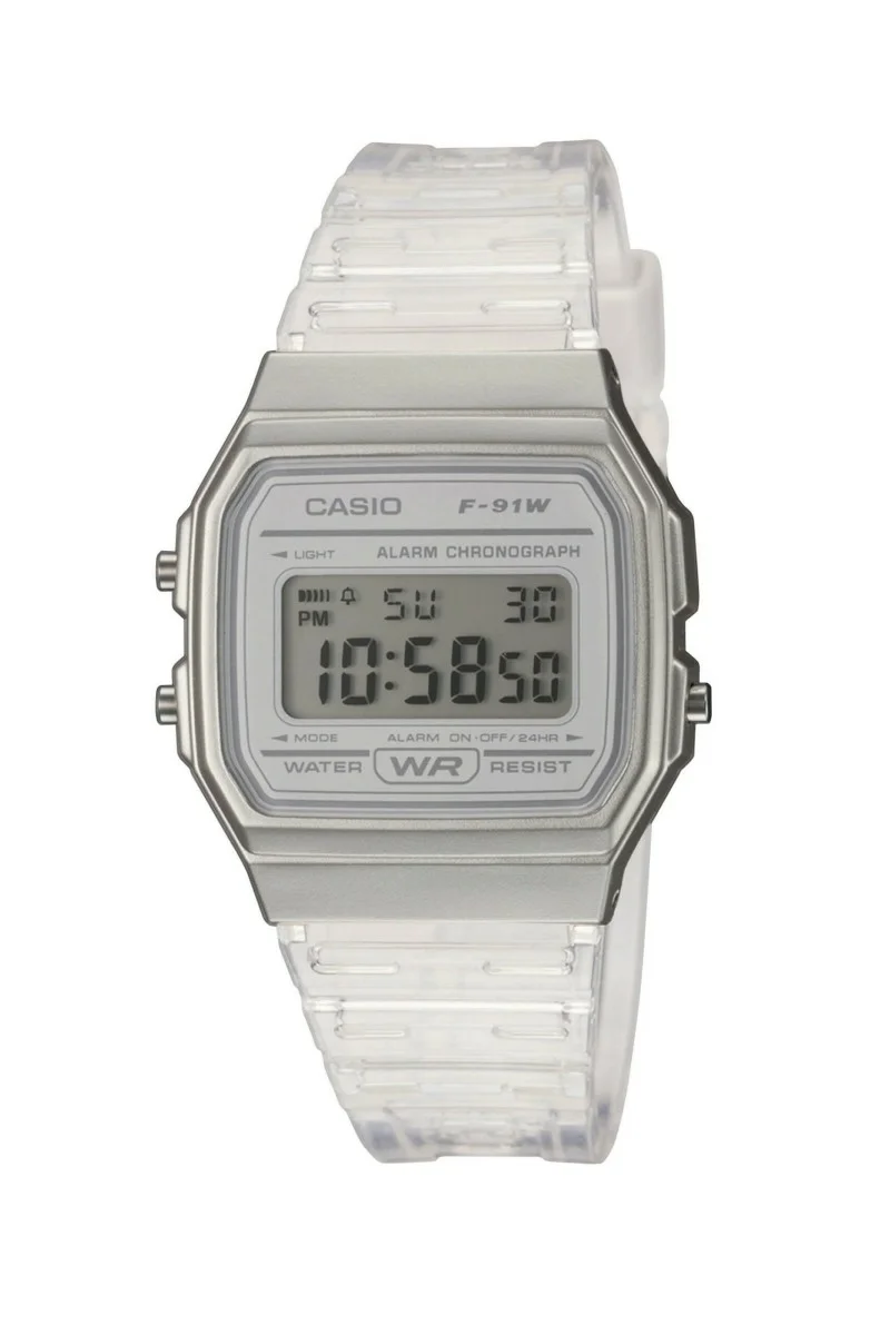 Casio Standard White Rubber Strap F-91WS-7EF