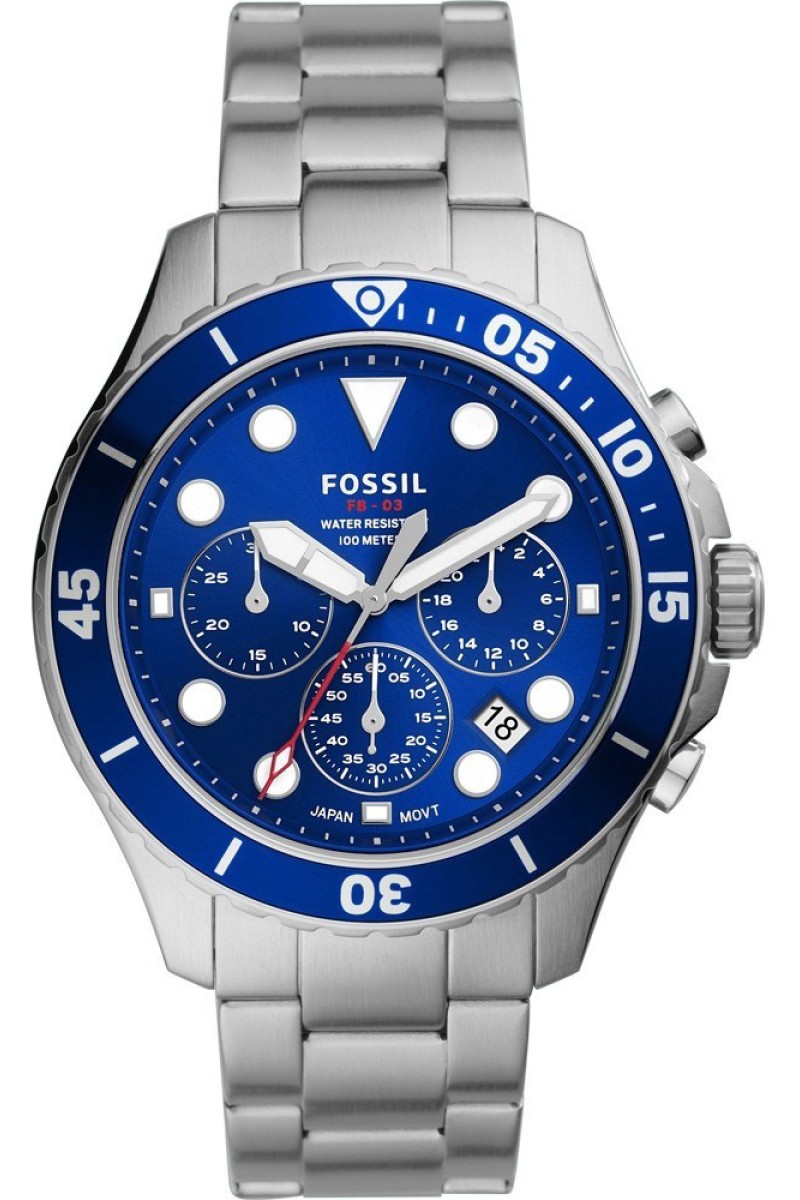 FOSSIL FB-03 Stainless Steel Chronograph FS5724