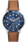 FOSSIL FB-01 Brown Leather Chronograph FS5914