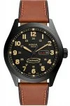 FOSSIL Defender Solar Brown Leather Strap FS5978
