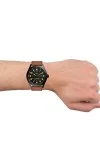 FOSSIL Defender Solar Brown Leather Strap FS5978
