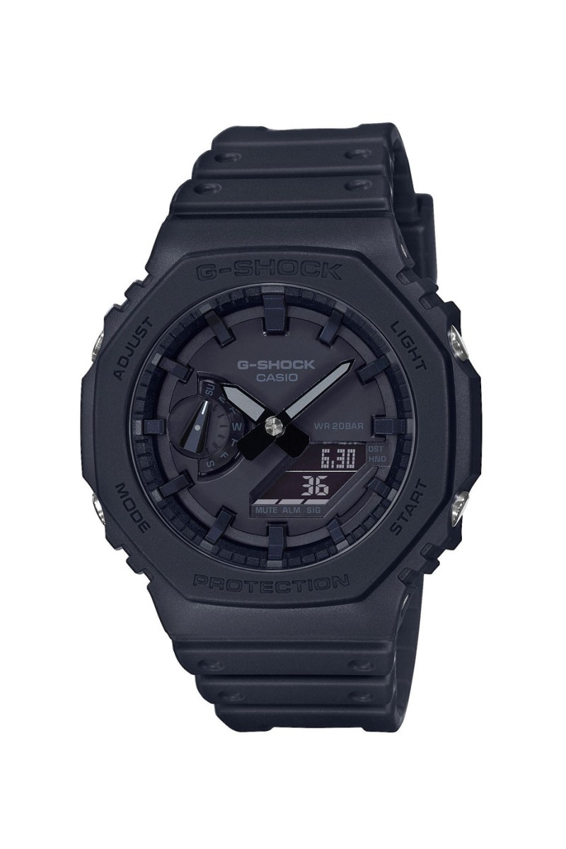 Casio Gshock Black Rubber Strap GA-2100-1A1ER