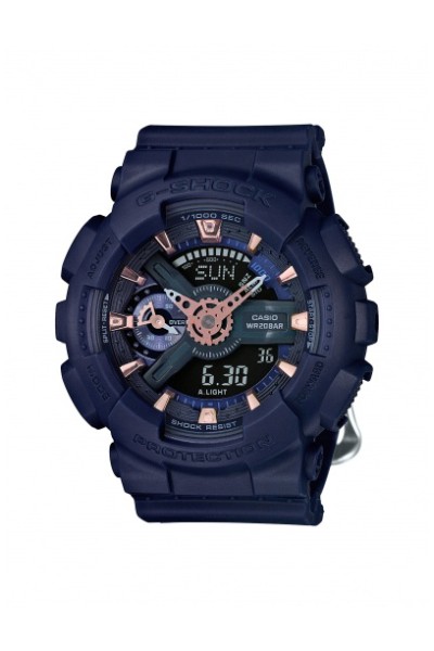 Casio Gshock Anadigi Blue Rubber Strap GMA-S110CM-2AER Casio Gshock Anadigi Blue Rubber Strap GMA-S110CM-2AER