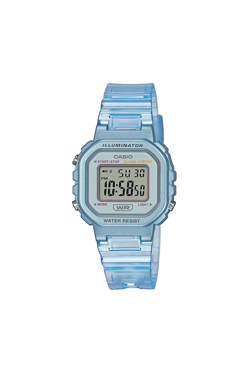 Casio Standard Blue Rubber Strap LA-20WHS-2AEF