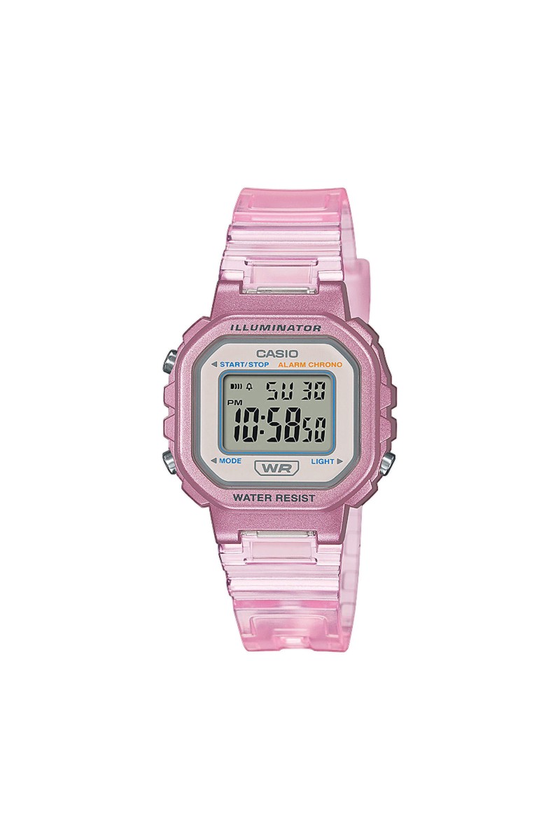 Casio Standard Pink Rubber Strap LA-20WHS-4AEF