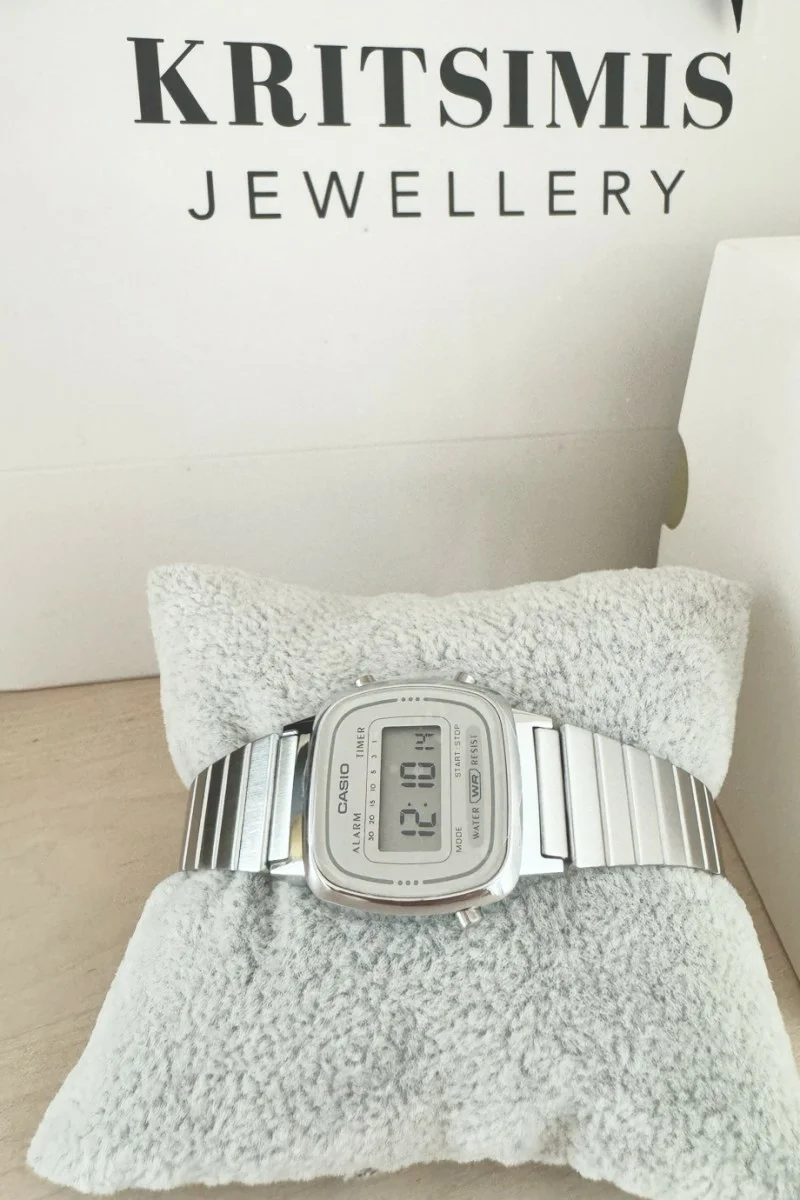 Casio Digital Stainless Steel LA-670WEA-8AEF