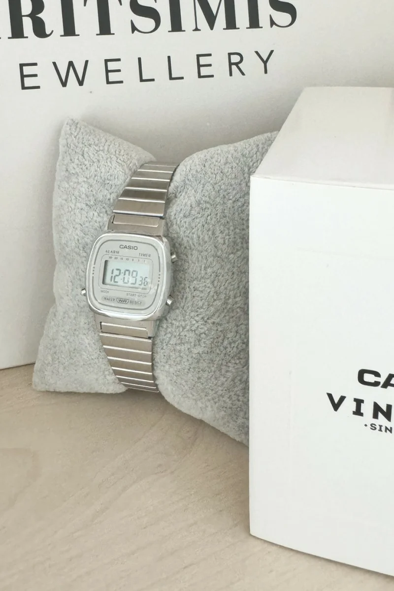 Casio Digital Stainless Steel LA-670WEA-8AEF