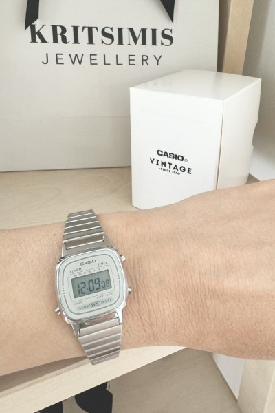Casio Digital Stainless Steel LA-670WEA-8AEF