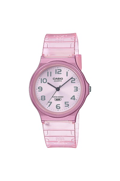 Casio Standard Pink Rubber Strap MQ-24S-4BEF Casio Standard Pink Rubber Strap MQ-24S-4BEF