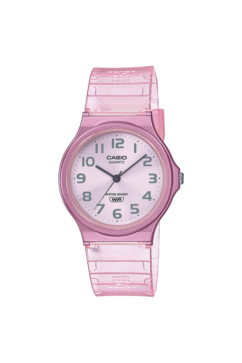 Casio Standard Pink Rubber Strap MQ-24S-4BEF