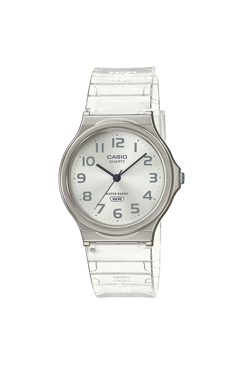 Casio Standard White Rubber Strap MQ-24S-7BEF