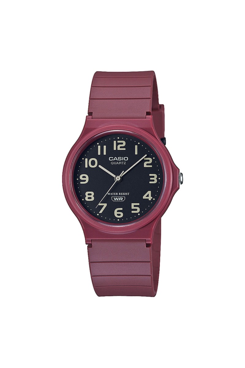 Casio Standard Red Rubber Strap MQ-24UC-4BEF