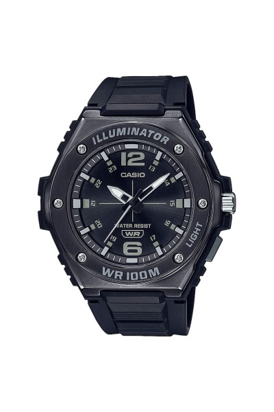 Casio Standard Black Rubber Strap MWA-100HB-1AVEF Casio Standard Black Rubber Strap MWA-100HB-1AVEF