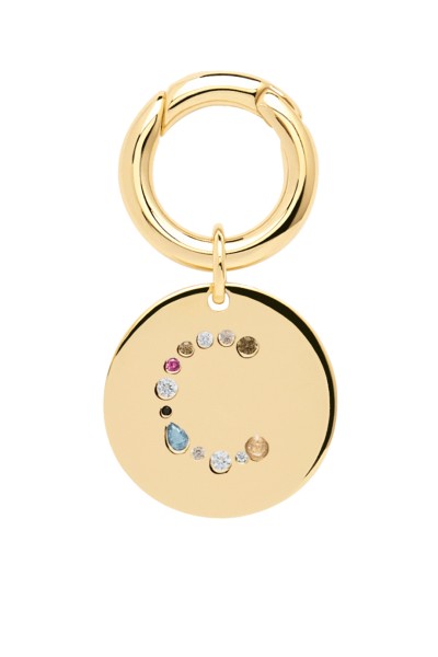 PD PAOLA Letter Pet Charm Γράμμα C & B PD PAOLA Letter Pet Charm Γράμμα C & B