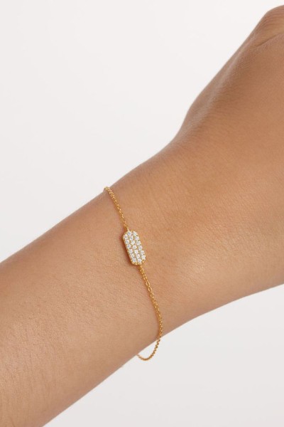 Βραχιόλι PD PAOLA Ασήμι Icy Gold