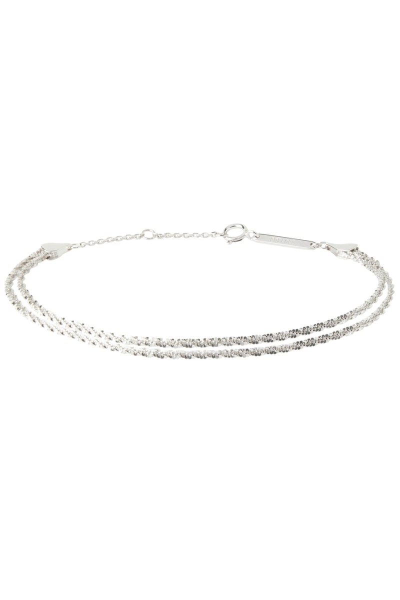 Βραχιόλι PD PAOLA Ασήμι Double Sparkle Chain Silver