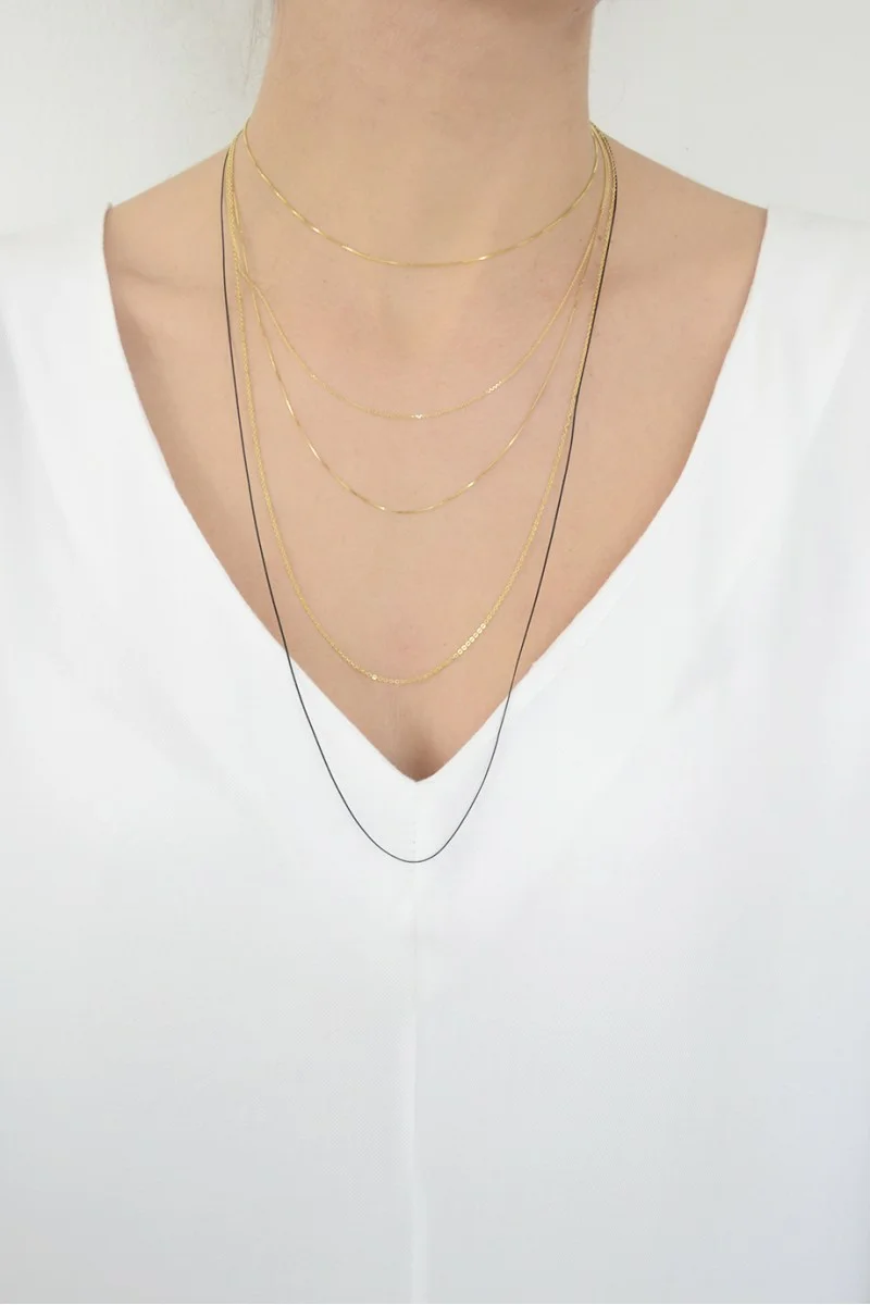 SeeK for Gold 14K Layering Set