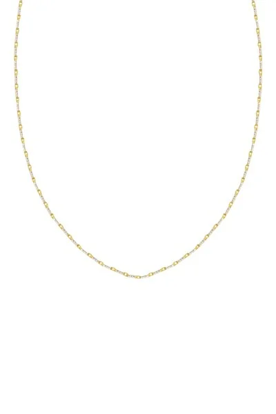 Κολιέ Χρυσό 14Κ SeeK for Gold Cubes White