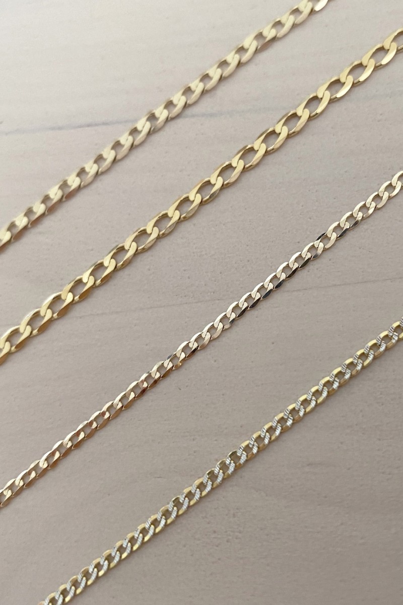 SeeK for Gold 14K FOOT Shine Chain