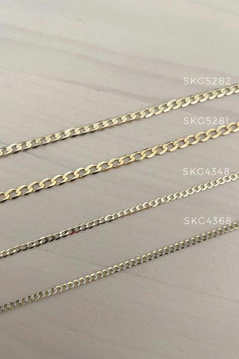 SeeK for Gold 14K FOOT Shine Chain