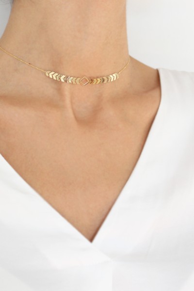 Κολιέ Χρυσό 14Κ SeeK for Gold Choker Osiris