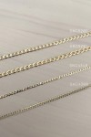 SeeK for Gold 14K FOOT Narrow Chain