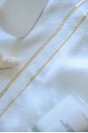 SeeK for Gold 14K FOOT Double Colour Shine Chain