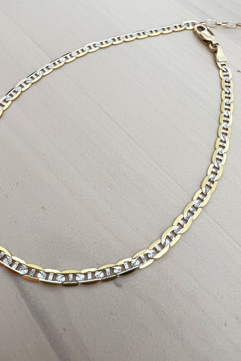 SeeK for Gold 14K FOOT Double Colour Theta Chain