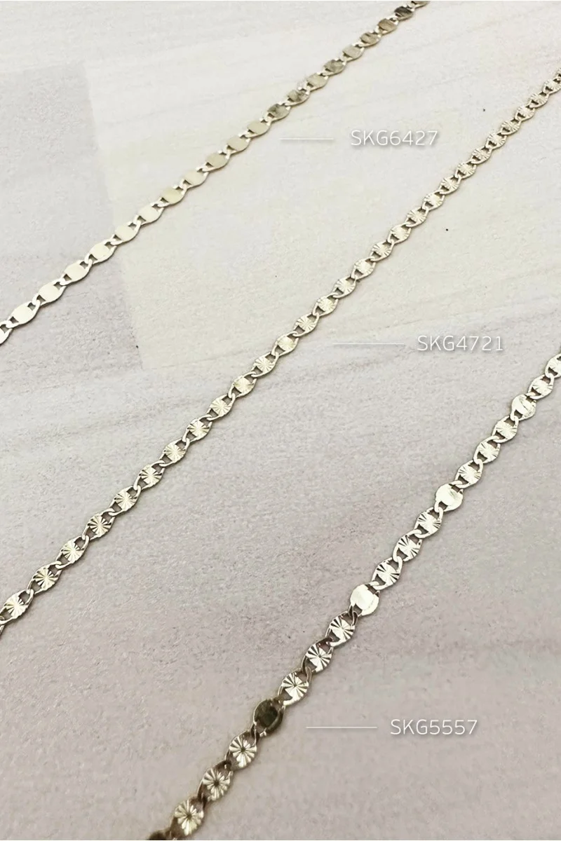 SeeK for Gold 14K FOOT Iris Shine Chain