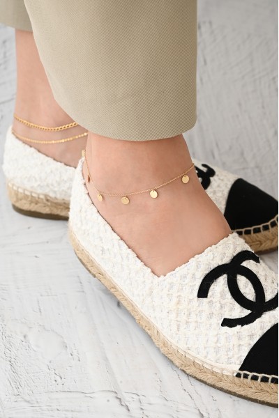 SeeK for Gold 9K FOOT Shiny Dots Chain