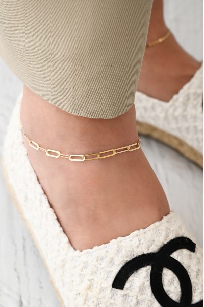 SeeK for Gold 14K FOOT Blogger Style Chain