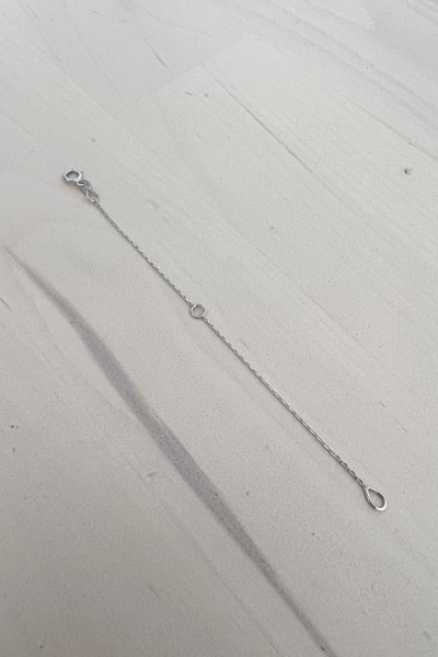 Size Matters 10cm Επέκταση Λευκόχρυση 14Κ