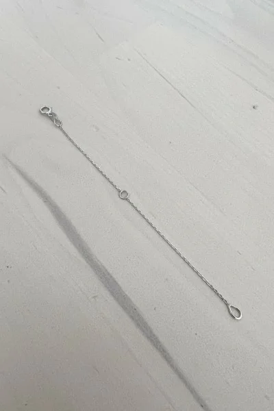 Size Matters 10cm Επέκταση Λευκόχρυση 14Κ